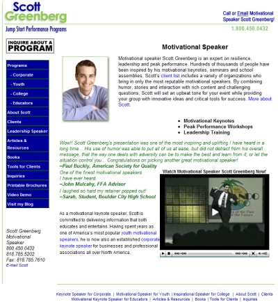 Scott Greenberg's original site