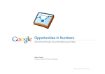 Opportunity in Numbers - Swimming though the primordial soup of data